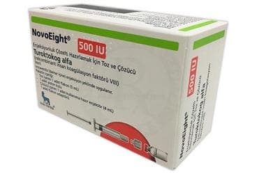 NOVOEIGHT 500 IU ENJEKSIYONLUK COZELTI HAZIRLAMAK ICIN TOZ VE COZUCU İlaç Görseli