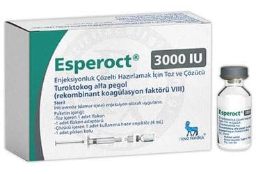 ESPEROCT 3000 IU ENJEKSIYONLUK COZELTI HAZIRLAMAK ICIN TOZ VE COZUCU (1 FLAKON) İlaç Görseli