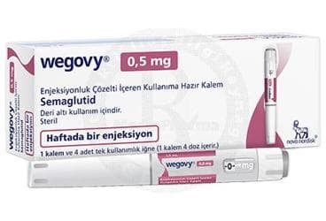 WEGOVY 0.5 MG ENJEKSIYONLUK COZELTI IÇEREN KULLANIMA HAZIR KALEM (1 KALEM) İlaç Görseli