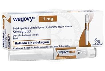 WEGOVY 1 MG ENJEKSIYONLUK COZELTI IÇEREN KULLANIMA HAZIR KALEM (1 KALEM) İlaç Görseli