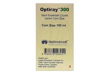 OPTIRAY 300 MG/ML ENJEKSIYONLUK COZELTI ICEREN CAM SISE 100 ML 1SISE İlaç Görseli