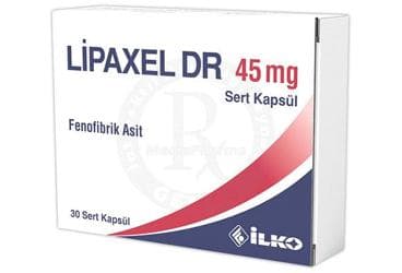 LIPAXEL DR 45 MG SERT KAPSUL (30 KAPSUL) İlaç Görseli