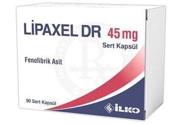 LIPAXEL DR 45 MG SERT KAPSUL (90 KAPSUL) İlaç Görseli