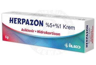 HERPAZON %5 + %1 KREM (5 GR) İlaç Görseli