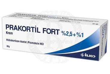 PRAKORTİL FORT %2.5+%1 KREM (30 G) İlaç Görseli