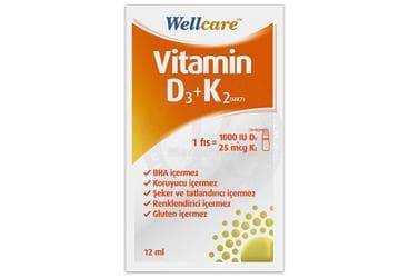 WELLCARE VITAMIN D3K2 SPREY 12 ml şişe İlaç Görseli