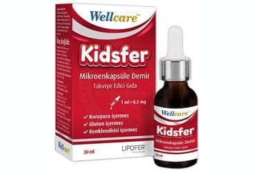 WELLCARE KIDSFER LIPOZOMAL DEMIR ICEREN TAKVIYE EDICI GIDA 30 ml şişe İlaç Görseli