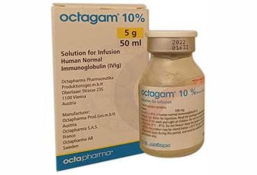 OCTAGAM 5 G/50 ML IV INFUZYONLUK COZELTI (1 FLAKON) İlaç Görseli