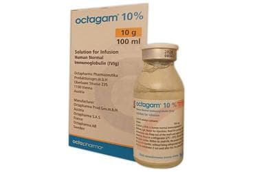 OCTAGAM 10 G/100 ML IV INFUZYONLUK COZELTI (1 FLAKON) İlaç Görseli