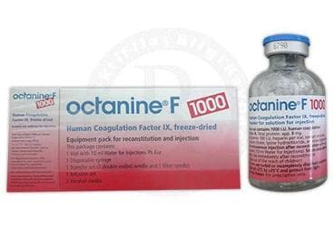 OCTANINE F 1000 IU/10 ML IV ENJEKSIYONLUK COZELTI HAZIRLAMAK ICIN TOZ VE COZUCU İlaç Görseli