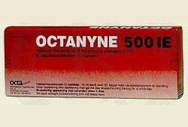 OCTANINE F 500 IU/5 ML IV ENJEKSIYONLUK COZELTI HAZIRLAMAK ICIN TOZ VE COZUCU İlaç Görseli