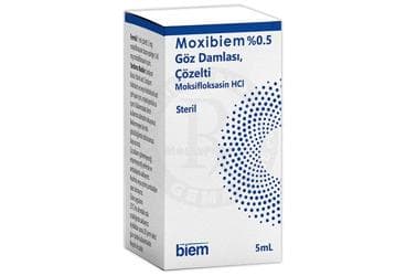 MOXIBIEM %0,5 GOZ DAMLASI, COZELTI İlaç Görseli