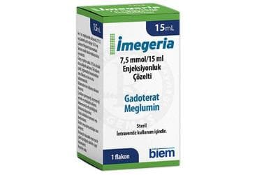 IMEGERIA 7,5 MMOL/15 ML ENJEKSIYONLUK COZELTI (15 ML 1 FLAKON) İlaç Görseli