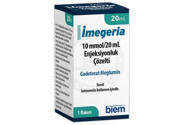 IMEGERIA 10 MMOL/20 ML ENJEKSIYONLUK COZELTI (20 ML 1 FLAKON) İlaç Görseli