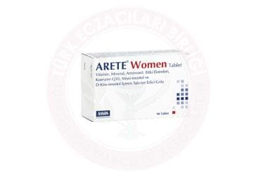 ARETE WOMEN TAKVIYE EDICI GIDA 90 tablet İlaç Görseli