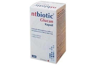 NTBIOTIC GLUKAN KAPSUL 60 kapsül İlaç Görseli