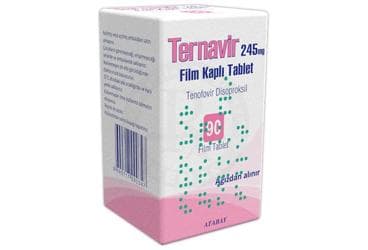 TERNAVIR 245 MG FILM TABLET (90 TABLET) İlaç Görseli