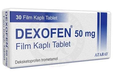 DEXOFEN 50 MG FILM KAPLI TABLET (30 TABLET) İlaç Görseli
