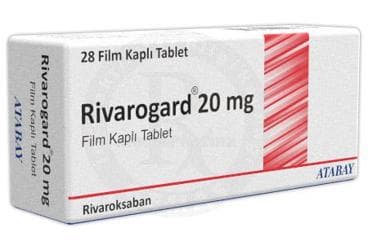 RIVAROGARD 20 MG FILM KAPLI TABLET (28 TABLET) İlaç Görseli