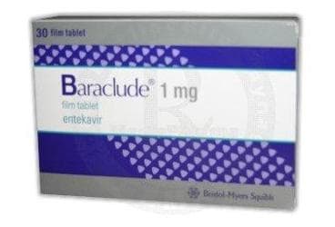 BARACLUDE 1 MG 30 FILM TABLET İlaç Görseli