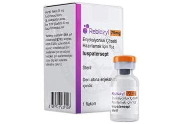 REBLOZYL 75 MG ENJEKSIYONLUK COZELTI HAZIRLAMAK ICIN TOZ (1 FLAKON) İlaç Görseli