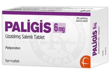 PALIGIS 6 MG UZATILMIS SALIMLI TABLET (28 TABLET) İlaç Görseli