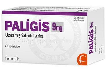 PALIGIS 9 MG UZATILMIS SALIMLI TABLET (28 TABLET) İlaç Görseli