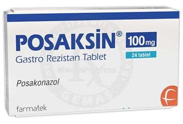 POSAKSIN 100 MG GASTRO REZISTAN TABLET (24 TABLET) İlaç Görseli