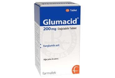 GLUMACID 200 MG DAGILABILIR TABLET (15 TABLET) İlaç Görseli