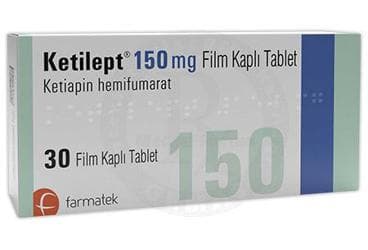 KETILEPT 150 MG FILM KAPLI TABLET (30 ADET) İlaç Görseli