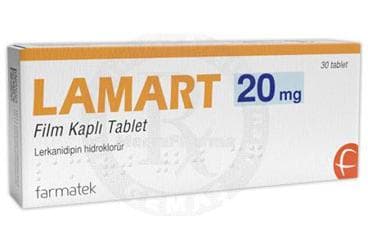 LAMART 20 MG FILM KAPLI TABLET İlaç Görseli