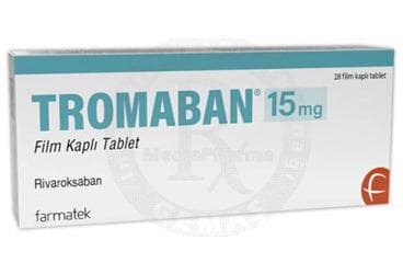 TROMABAN 15 MG FİLM KAPLI TABLET (28 TABLET) İlaç Görseli