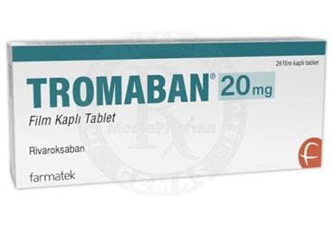 TROMABAN 20 MG FİLM KAPLI TABLET (28 TABLET) İlaç Görseli