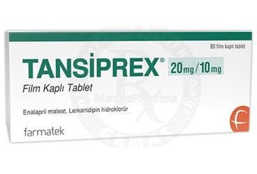 TANSIPREX 20 MG/10 MG FILM KAPLI TABLET (90 TABLET) İlaç Görseli