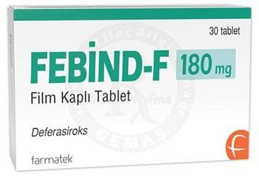 FEBİND-F 180 MG FİLM KAPLI TABLET (30 TABLET) İlaç Görseli