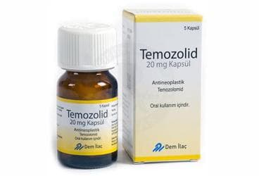 TEMOZOLID 20 MG 5 KAPSUL İlaç Görseli