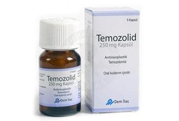 TEMOZOLID 250 MG KAPSUL İlaç Görseli