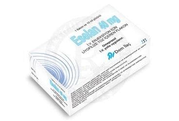 ESELAN 40 MG IV ENJEKSIYON ICIN LIYOFILIZE TOZ ICEREN FLAKON İlaç Görseli