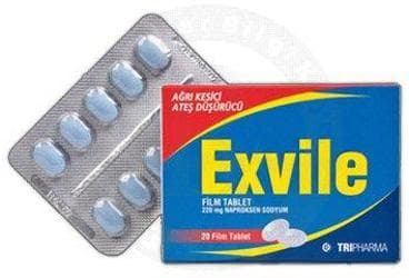 EXVILE 220 MG FILM KAPLI TABLET (20 ADET) İlaç Görseli