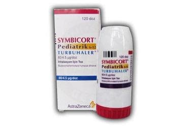 SYMBICORT PEDIATRIK (6-12) TURBUHALER 80/4,5 MCG/DOZ INHALASYON ICIN TOZ 120 DOZ İlaç Görseli