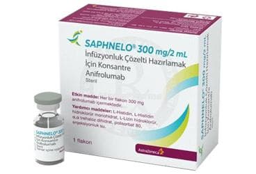 SAPHNELO 300 MG/2 ML INFUZYONLUK COZELTI HAZIRLAMAK ICIN KONSANTRE (1 ADET) İlaç Görseli