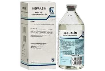 NEFRASIN AMINO ASIT I.V. INFUZYON SOLUSYONU 500 ML SETSIZ SISE İlaç Görseli
