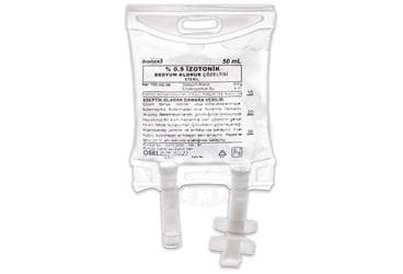 BIOFLEKS %0,9 IZOTONIK SODYUM KLORUR SOLUSYONU      50 ML (PVC TORBA) SETSIZ İlaç Görseli