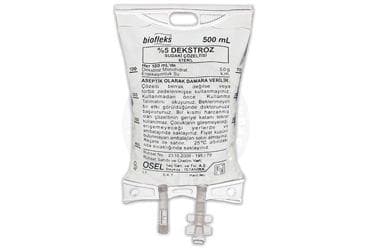BIOFLEKS %5 DEKSTROZ SUDAKI SOL (PVC TORBA)  500 ML SETLI İlaç Görseli