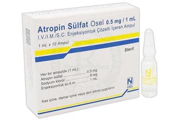 ATROPIN BIOSEL  0,5 MG   10 AMPUL İlaç Görseli