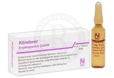 KLINDAVER  600 MG 1 AMPUL İlaç Görseli