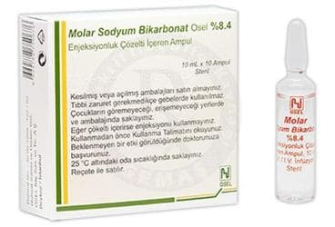 MOLAR SODYUM BIKAR. 10 ML 10 AMPUL İlaç Görseli