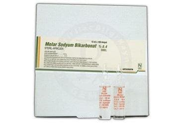 MOLAR SODYUM BIKAR. BIOSEL 10 MLX100 AMPUL İlaç Görseli