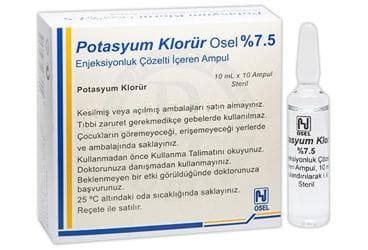 POTAS.KL %7.5   10 ML 10 AMPUL İlaç Görseli