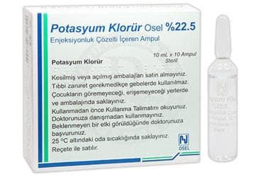 POTAS.KL %22.5 10 ML 10 AMPUL İlaç Görseli